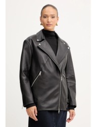 δερμάτινo jacket boss χρώμα: μαύρο, 50547474 κύριο υλικό: 100% δέρμα πρόβατου
φόδρα: 100% πολυεστέρα