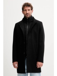 παλτό με προσθήκη μαλλιού lindbergh χρώμα: μαύρο, 30-342030b κύριο υλικό: 50% μαλλί, 45% πολυεστέρας
