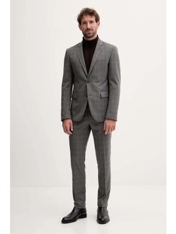 κοστούμι lindbergh χρώμα γκρι, 30-606071 κύριο υλικό 64%
