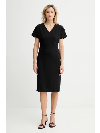 φόρεμα calvin klein χρώμα μαύρο, lv044d064g κύριο υλικό