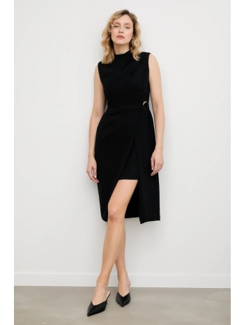 φόρεμα answear.lab χρώμα μαύρο κύριο υλικό 100%
