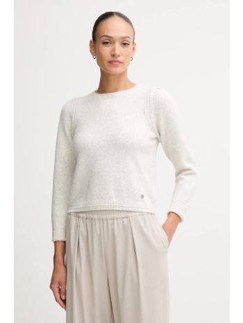 πουλόβερ με προσθήκη μαλλιού pepe jeans χρώμα μπεζ