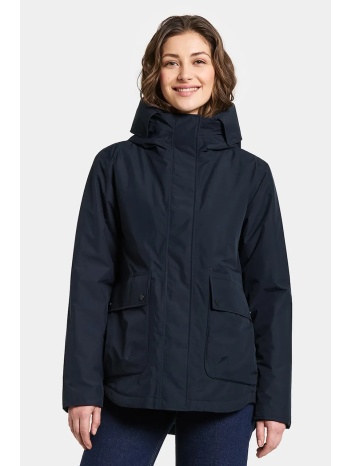 μπουφάν didriksons daniella χρώμα ναυτικό μπλε, 505871