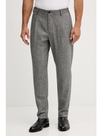 παντελόνι με προσθήκη μαλλιού tommy hilfiger χρώμα γκρι