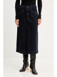 τζιν φούστα boss χρώμα: ναυτικό μπλε, 50551422 κύριο υλικό: 64% βαμβάκι, 36% lyocell
φόδρα τσέπης: 7