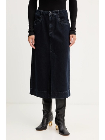 τζιν φούστα boss χρώμα ναυτικό μπλε, 50551422 κύριο υλικό