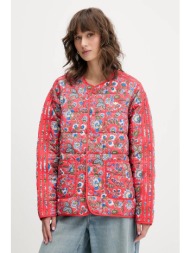 μπουφάν adidas originals liberty χρώμα: πορτοκαλί, jw5198 100% πολυεστέρας