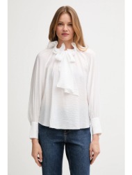 μπλουζάκι pedro del hierro χρώμα: άσπρο, 6632948 84% βισκόζη, 16% πολυαμίδιο