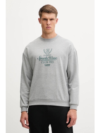 μπλούζα hummel χρώμα γκρι, 229844 70% βαμβάκι, 30%