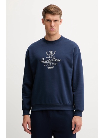μπλούζα hummel χρώμα μπλε, 229844 70% βαμβάκι, 30%