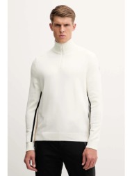 πουλόβερ fusalp natom χρώμα: μπεζ, i2113 70% βισκόζη, 30% πολυεστέρας