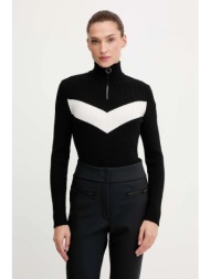 πουλόβερ fusalp andromede b χρώμα: μαύρο, g1126 70% βισκόζη, 30% πολυεστέρας