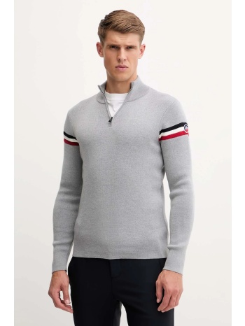 μάλλινο πουλόβερ fusalp wengen iv ανδρικό, χρώμα γκρι