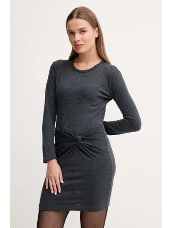 φόρεμα pepe jeans χρώμα γκρι, pl9537725 48% βαμβάκι, 47%