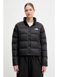 μπουφάν με επένδυση από πούπουλα the north face hyalite χρώμα: μαύρο, nf0a8e73jk31 υλικό 1: 100% πολ