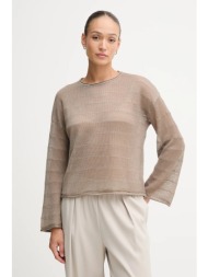 πουλόβερ hoss intropia χρώμα: πράσινο, 6382013 89% βισκόζη, 11% πολυεστέρας