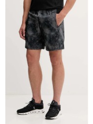 σορτς προπόνησης adidas performance sea aop ανδρικό, χρώμα: μαύρο, jv7246 100% πολυεστέρας