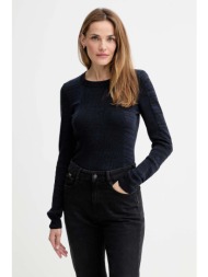 πουλόβερ g-star 0 χρώμα: ναυτικό μπλε, d27170.c259 50% οργανικό βαμβάκι, 50% πολυακρυλ