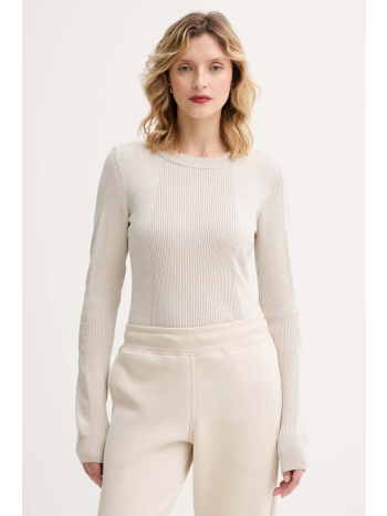 πουλόβερ g-star 0 χρώμα μπεζ, d27170.c259 50% οργανικό