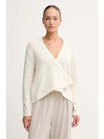 ζακέτα με προσθήκη μαλλιού gaudi χρώμα μπεζ, 521fd53010