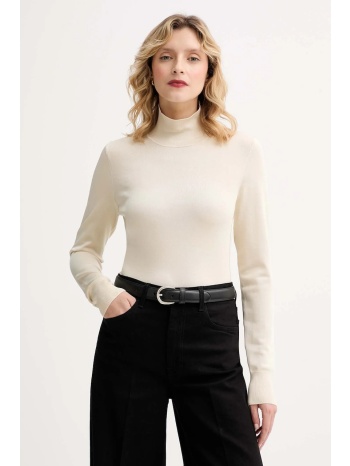 πουλόβερ filippa k χρώμα μπεζ, 31664 86% βισκόζη, 12%