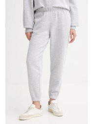 παντελόνι φόρμας muuv. muuv. x answear χρώμα: γκρι 90% βαμβάκι, 10% πολυεστέρας