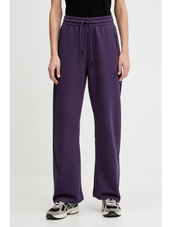 παντελόνι φόρμας adidas adidas x z.n.e χρώμα μοβ, kb9441