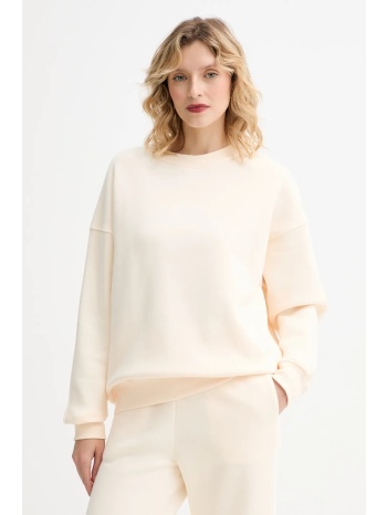 μπλούζα muuv. muuv. x answear χρώμα μπεζ 90% βαμβάκι, 10%