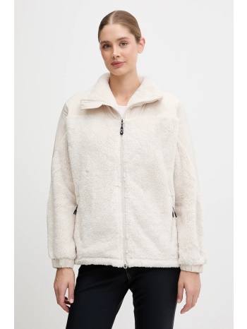 μπλούζα oakley mountain fire χρώμα μπεζ, foa500696 υλικό