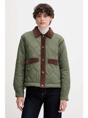 μπουφάν pepe jeans χρώμα πράσινο, pl4024342 κύριο υλικό