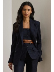 σακάκι lauren ralph lauren χρώμα: ναυτικό μπλε, 200979816 40% μαλλί, 29% πολυεστέρας, 28% βισκόζη, 3