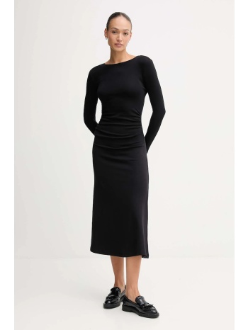 φόρεμα pepe jeans χρώμα μαύρο, pl9537717 95% βαμβάκι, 5%