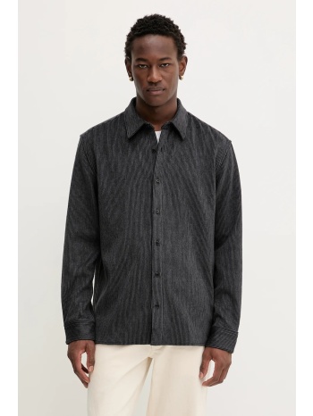 πουκάμισο calvin klein χρώμα ναυτικό μπλε, lv04ld114g 62%