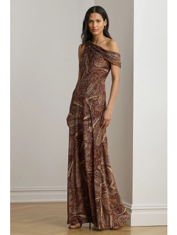 φόρεμα lauren ralph lauren χρώμα καφέ, 253979869 100%