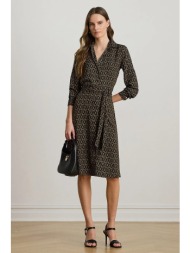 φόρεμα lauren ralph lauren χρώμα: μαύρο, 200979912 100% πολυεστέρας