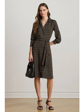 φόρεμα lauren ralph lauren χρώμα μαύρο, 200979912 100%
