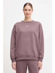 μπλούζα puma χρώμα: καφέ, 685400.d κύριο υλικό: 66% βαμβάκι, 34% πολυεστέρας
πλέξη λαστιχο: 97% βαμβ