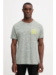 αθλητικό μπλουζάκι la sportiva pocket logo χρώμα: πράσινο, zact150 71% ανακυκλωμένος πολυεστέρας, 17