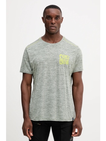 αθλητικό μπλουζάκι la sportiva pocket logo χρώμα πράσινο