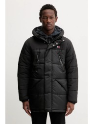 μπουφάν tommy jeans χρώμα: μαύρο, dm0dm22249 κύριο υλικό: 100% πολυεστέρας
φόδρα: 100% πολυεστέρας
έ