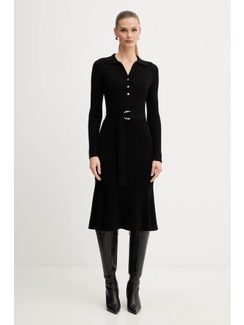 φόρεμα marciano guess agathe χρώμα μαύρο, 5bgk07 5891z 70%