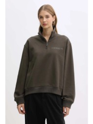 μπλούζα adidas originals essentials χρώμα: πράσινο, jw1025 κύριο υλικό: 82% βαμβάκι, 18% πολυεστέρας