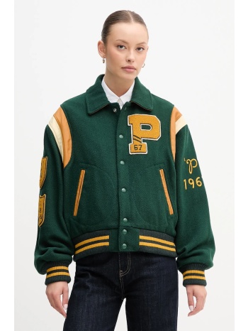 μπουφάν με προσθήκη μάλλινου υφάσματος polo ralph lauren