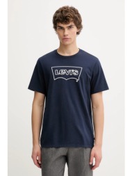 βαμβακερό μπλουζάκι levi`s ανδρικό, χρώμα: μπλε, 22491 100% βαμβάκι