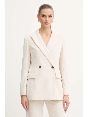 μπουφάν με κορδόνι marella emme by marella χρώμα μπεζ