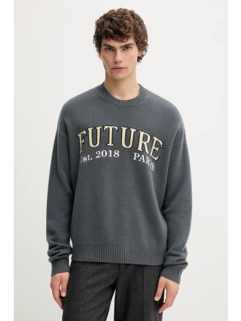 πουλόβερ κασμίρ from future ανδρικό, χρώμα γκρι, mpr03345