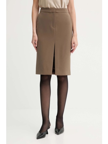 φούστα isabelle blanche χρώμα πράσινο, is25fw-g052-t001