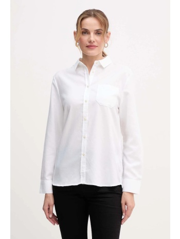 πουκάμισο united colors of benetton χρώμα άσπρο, 56d8dq0cg