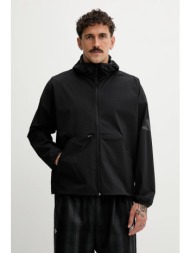 μπουφάν adidas myshelter χρώμα: μαύρο, jm3936 88% πολυαμίδιο, 12% σπάντεξ