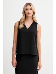 μπλουζάκι calvin klein χρώμα: μαύρο, lv044d164g 100% πολυεστέρας